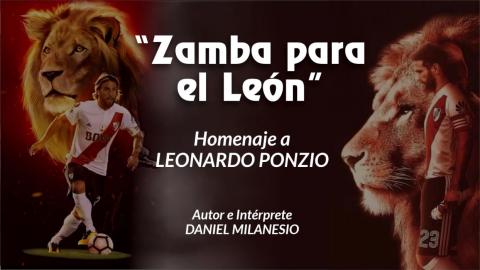 La Zamba para el jugador de River Plate, Leo Ponzio